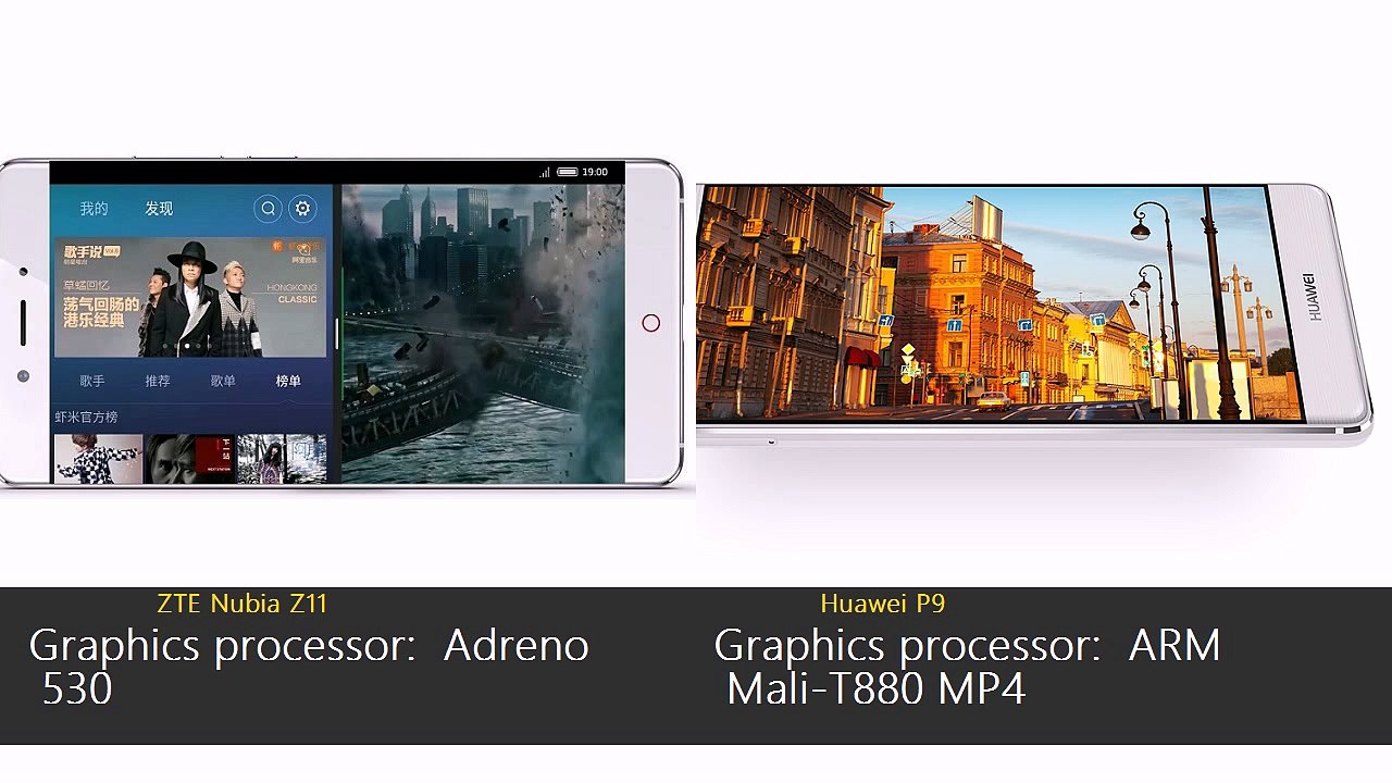 ZTE Nubia Z11 vs Huawei P9