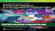 [PDF] Handbook of Interventional Radiologic Procedures [Read] Full Ebook