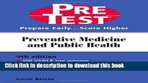 [PDF] Preventive Medicine   Public Health: PreTest Self-Assessment and Review [PDF] Full Ebook