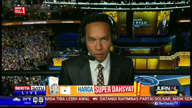 Hillary akan Terima Nominasi di Konvensi Nasional Partai Demokrat