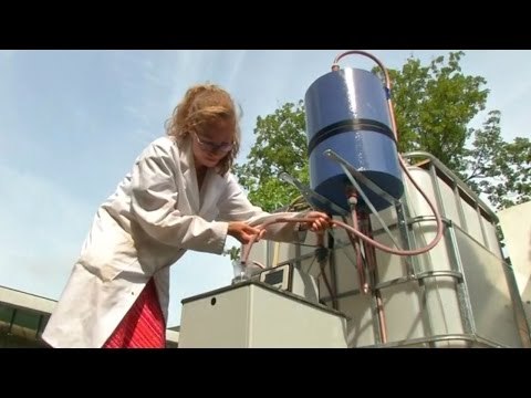 This machine turns urine to drinking water