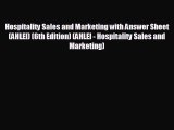 FREE PDF Hospitality Sales and Marketing with Answer Sheet (AHLEI) (6th Edition) (AHLEI - Hospitality