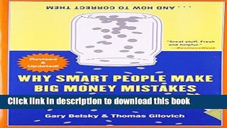 [PDF] Why Smart People Make Big Money Mistakes and How to Correct Them: Lessons from the