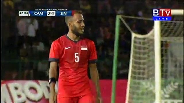 Khmer Football Cambodia VS Singapore CLEAR International Friendly Match