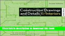 PDF Construction Drawings and Details for Interiors: Basic Skills, 2nd Edition [PDF] Online