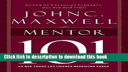 [Read PDF] Mentor 101 (Spanish Edition) Ebook Free