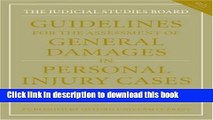 Download Guidelines for the Assessment of General Damages in Personal Injury Cases PDF Online