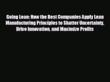 different  Going Lean: How the Best Companies Apply Lean Manufacturing Principles to Shatter