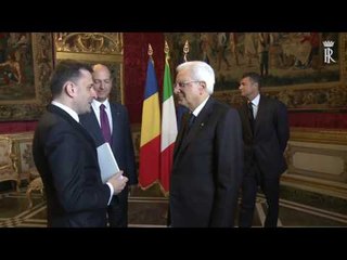 Roma - Mattarella. Lettere credenziali dei nuovi Ambasciatori (28.07.16)