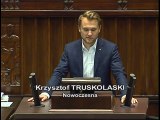 Poseł Krzysztof Truskolaski - Wystąpienie z dnia 06 lipca 2016 roku.