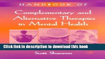 Download Handbook of Complementary and Alternative Therapies in Mental Health  PDF Online