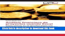 [Read PDF] AnÃ¡lisis financiero de proyectos usando Excel (Spanish Edition) Ebook Free