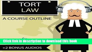 Read Torts Law AudioLearn Ebook Online
