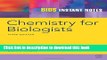 Download BIOS Instant Notes in Chemistry for Biologists  PDF Online