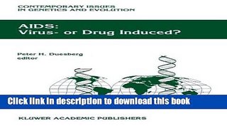 Download AIDS: Virus- or Drug Induced?  PDF Free