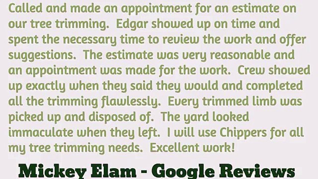 Chippers Tree Removal Dallas Reviews (972) 743-9959 - Dallas, TX