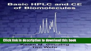 Download Basic Hplc and Ce of Biomolecules  Ebook Online