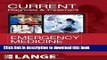 Read Books CURRENT Diagnosis and Treatment Emergency Medicine, Seventh Edition (LANGE CURRENT