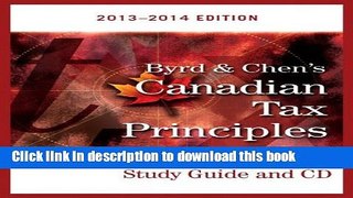 [PDF] Byrd   Chen s Canadian Tax Principles, 2013 - 2014 Edition, Volume I   II with Study Guide