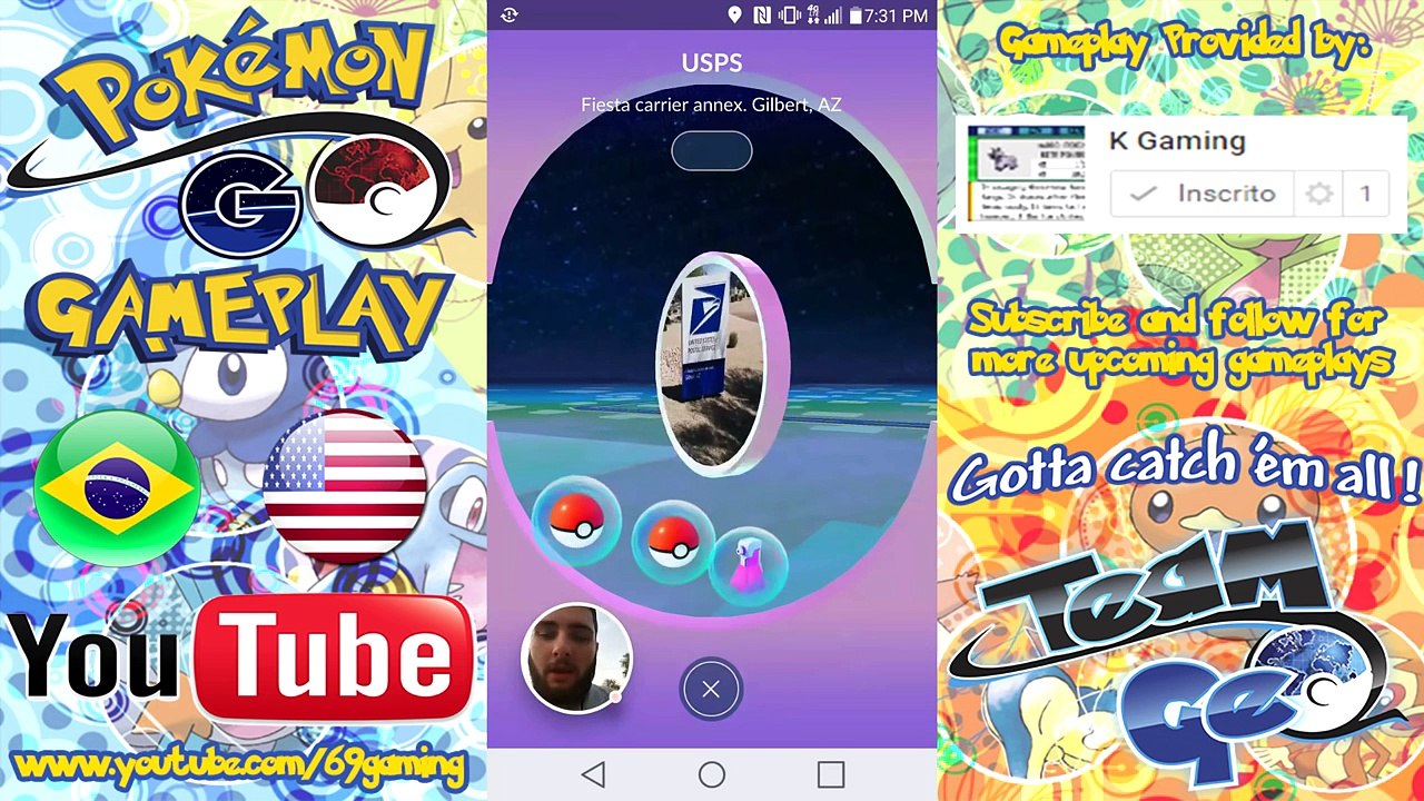 Pokemon Go Gameplay 5min Commented with Facecam!