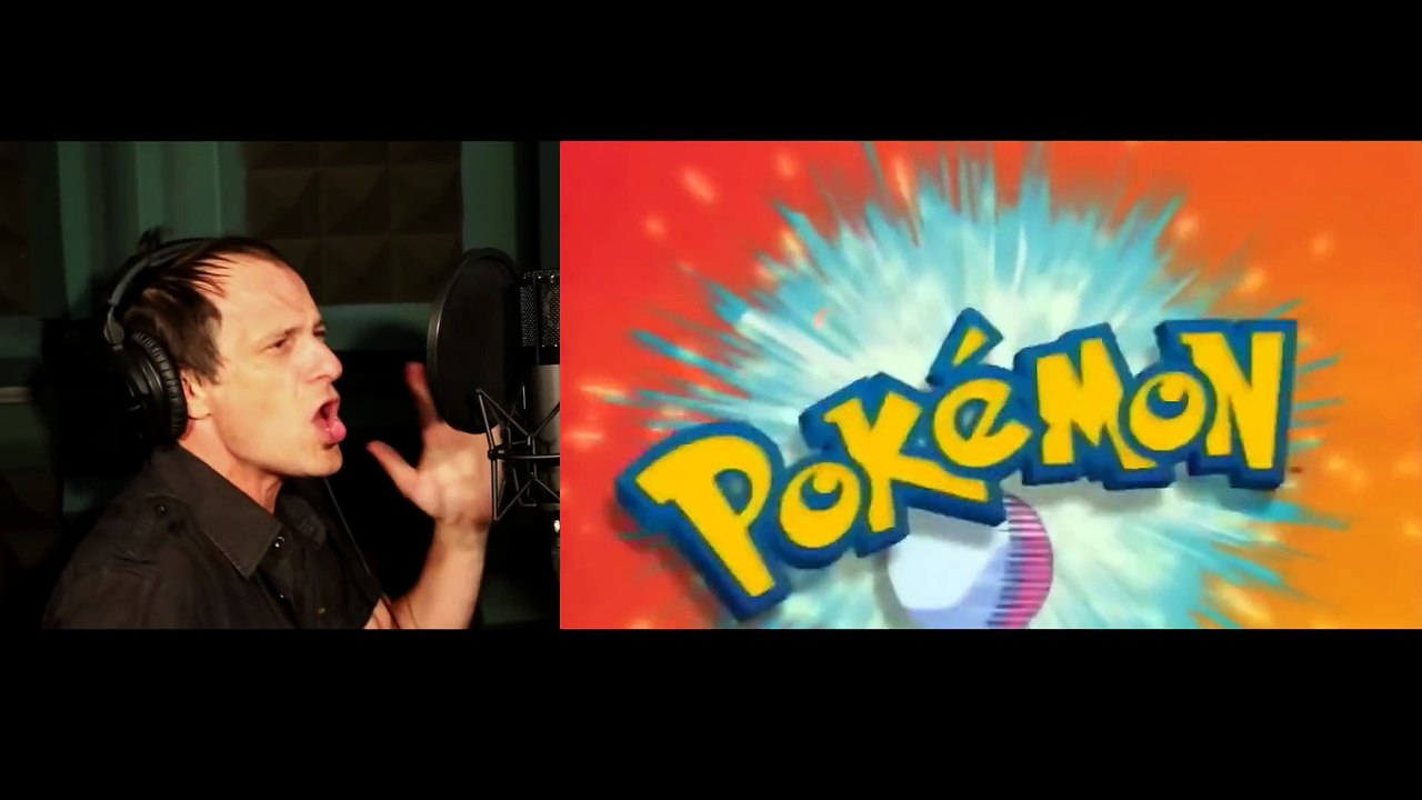 Il chante la chanson Pokemon comme un dieu en studio !