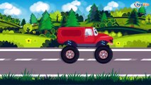 Kids Cartoons - The Tow Truck with The Police Car and The Crane. Cars & Trucks Cartoon for children