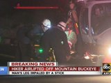 Man airlifted off White Tanks peak in mountain rescue