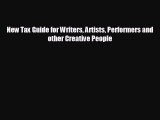 there is New Tax Guide for Writers Artists Performers and other Creative People