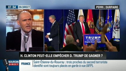 Perri & Durpaire: Présidentielle américaine: Hillary Clinton peut-elle empêcher Donald Trump de gagner ? - 29/07