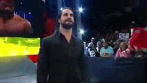 Seth Rollins Return Pop 'Seth Rollins Returns From Injury'  'WWE Raw 23rd May 2016