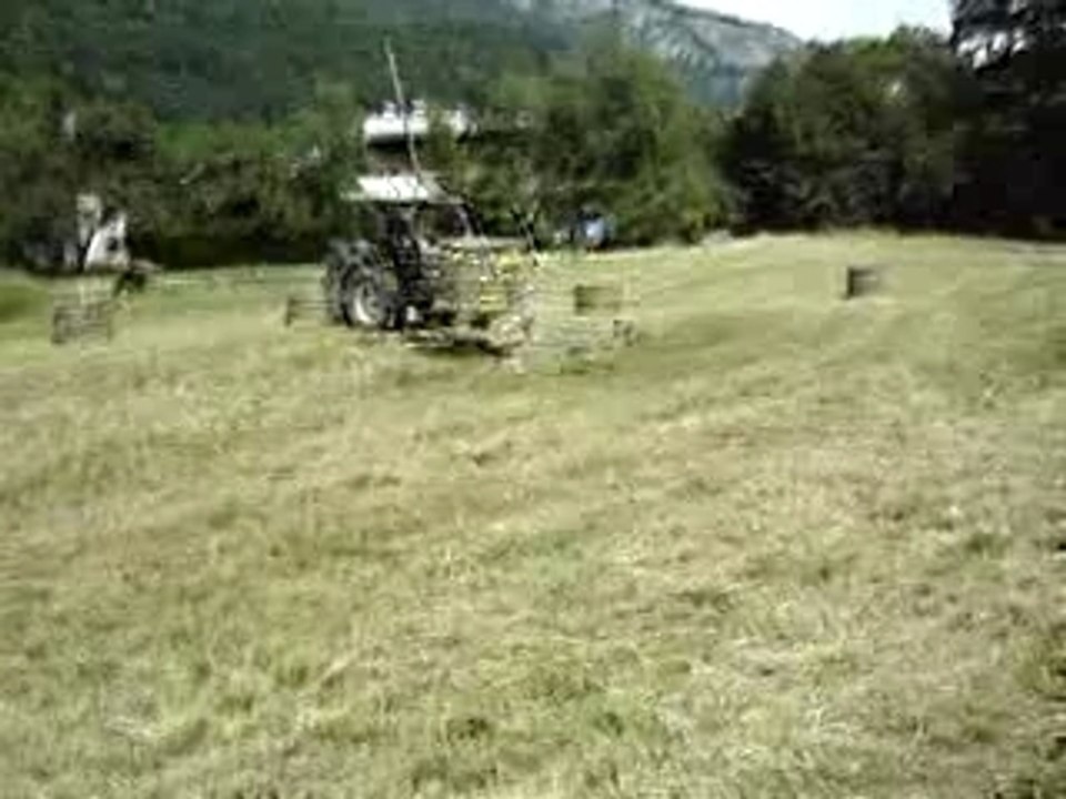 Ramassage des balles rondes