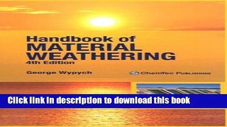 [PDF] Handbook of Material Weathering, Fourth Edition Read Full Ebook