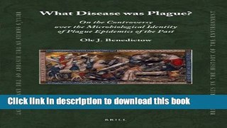 [PDF] What Disease was Plague? (Brill s Series in the History of the Environment) Download Full