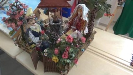 Balıkesir Kitre ve Pamuktan Tablo Yapmayı Öğrendiler