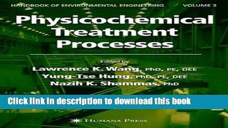 [PDF] Physicochemical Treatment Processes: Volume 3 (Handbook of Environmental Engineering) (v. 5)