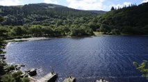 Wanderung bei Glendalough, Irland