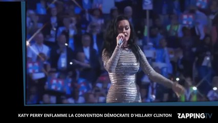 Katy Perry enflamme la cérémonie d’investiture d’Hillary Clinton (Vidéo)