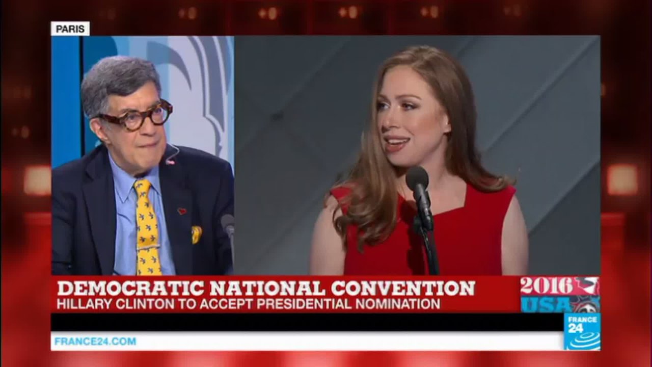 Democratic National Convention: Chelsea Clinton's speech emphasizing Hillary's role as mother and grandmother