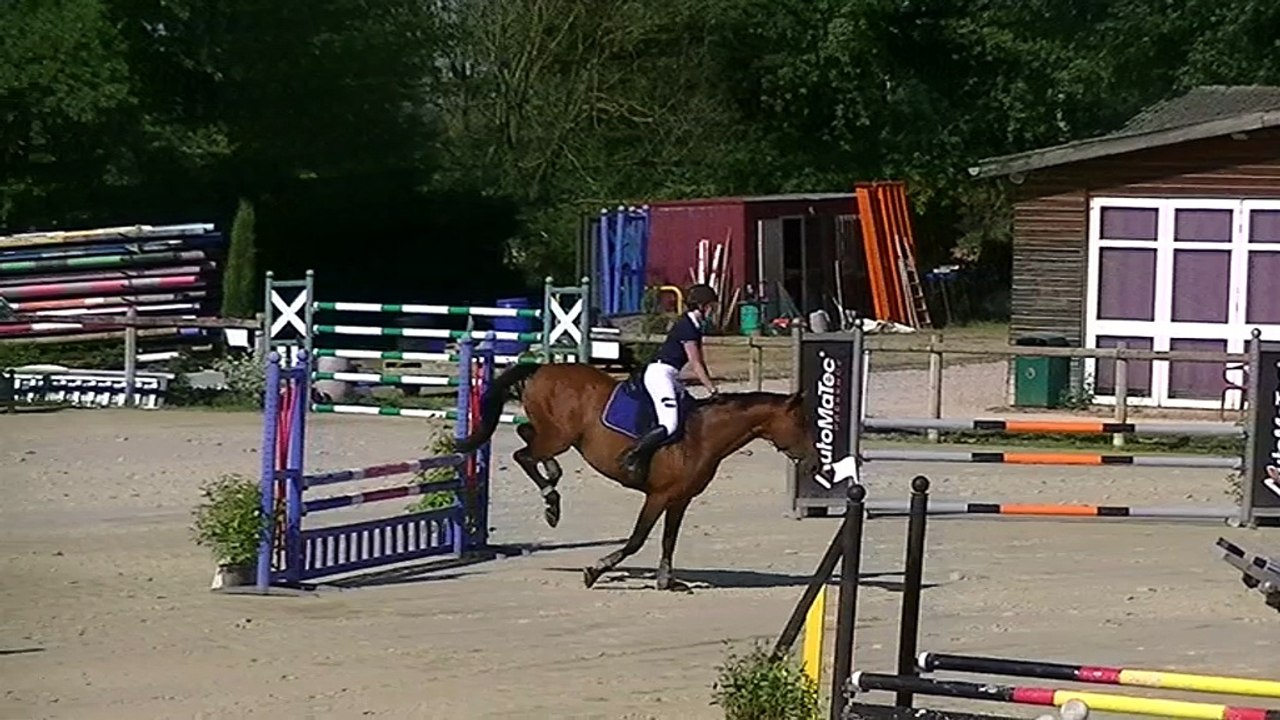 Phèdres et Alexandra CSO la combe du bion prépa 95 cm 28/07/2016