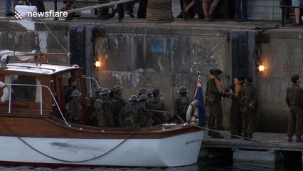 Harry Styles and Cillian Murphy film Dunkirk together in Weymouth