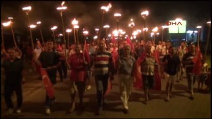 Fethiye'de Darbe Girişimi Protesto Edildi