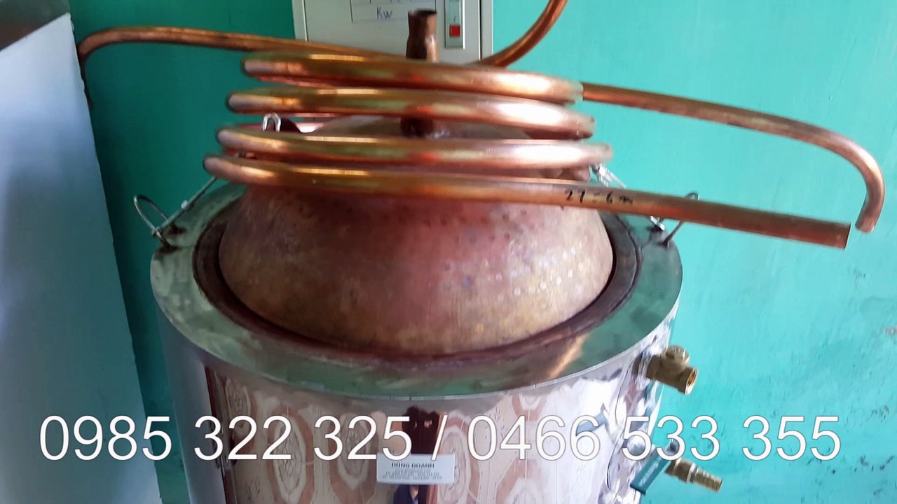 Bộ nồi nấu rượu bằng điện và tủ nấu cơm 20kg gạo