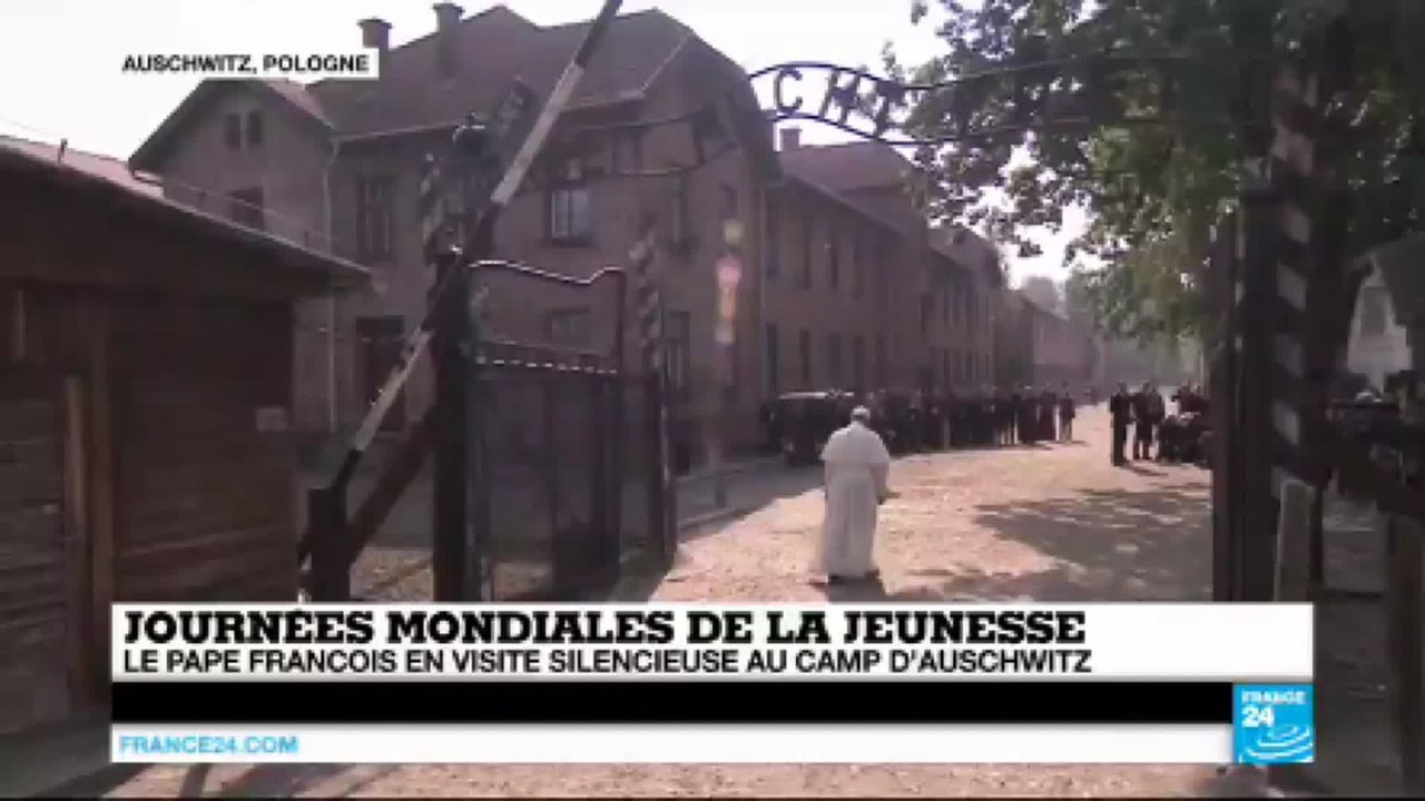 Journées Mondiales de la Jeunesse : le pape François en visite au camp d'extermination d'Auschwitz-Birkenau
