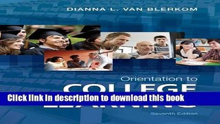 Download Books Orientation to College Learning Ebook PDF