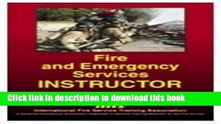 Read Books Fire and Emergency Services Instructor E-Book Free