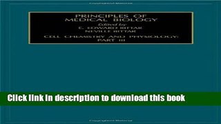 Download Cell Chemistry and Physiology: Part III  PDF Free