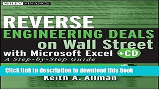 Read Reverse Engineering Deals on Wall Street with Microsoft Excel + Website: A Step-by-Step Guide