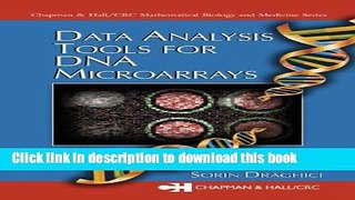 Read Data Analysis Tools for DNA Microarrays  PDF Free
