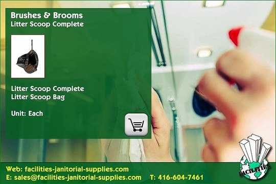 Toronto Distributor | Brushes & Brooms: Litter Scoop Complete , facilities-janitorial-supplies.com