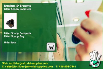 Toronto Distributor |  Brushes & Brooms: Litter Scoop Complete , facilities-janitorial-supplies.com